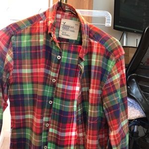 American eagle shirt with free cardigan